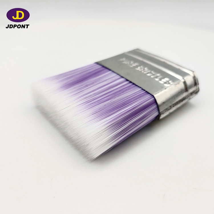 White Mixture Purple Solid Tapered Brush Filament for Brush JD28-FS