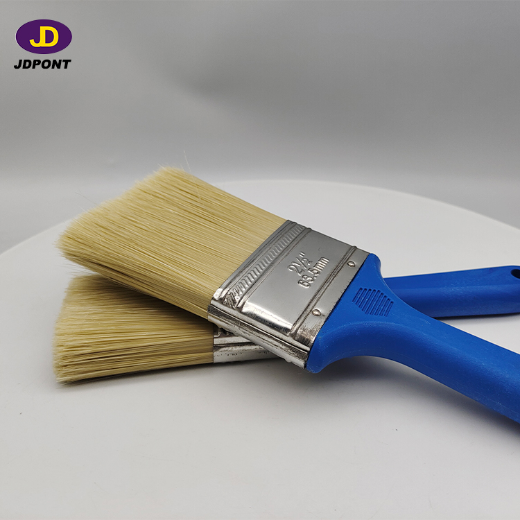 BLUE PLASTIC HANDLE PET HOLLOW PAINT BRUSH
