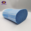 White Mixture Blue Cross-section Tapered Brush Filament--------JD-DF#02