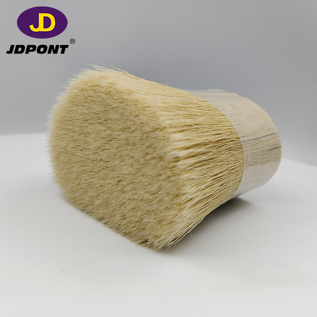 Natural White Bristle Mixture Filament with Crimped Filament in It JD053-FM01