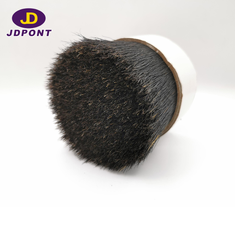Duraable Natural Black Boiled Bristle for Paint Brush Filament----JDNBB