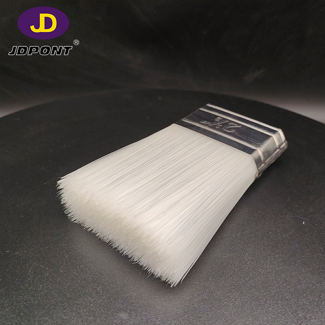 Big Diameter 0.30mm Natural White Tapered Cross-section Brush Filament JDSF030/W124