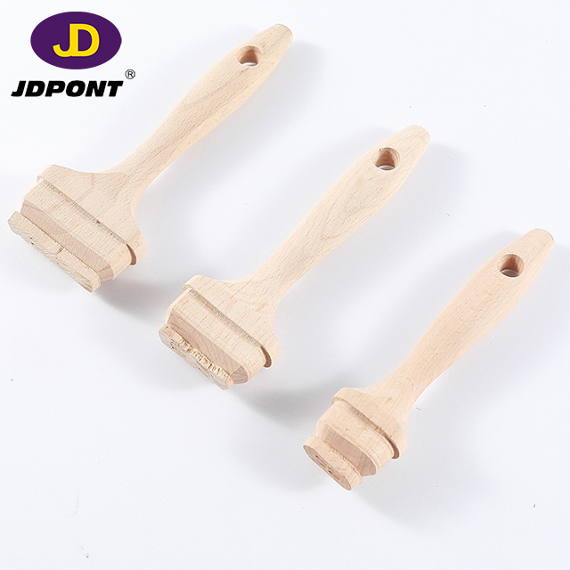 Natural Wood Handle Brushes in Various Shapes (full Size)