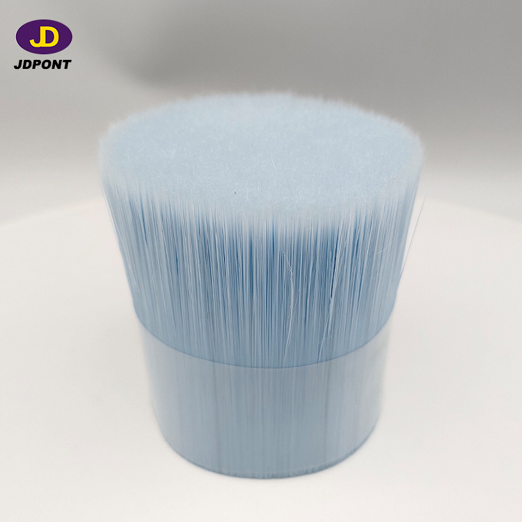 LIGHT BLUE CROSS-SECTION BRUSH FILAMENT FOR WATER BASED AND SOLVENT BASED PAINTING BRUSH