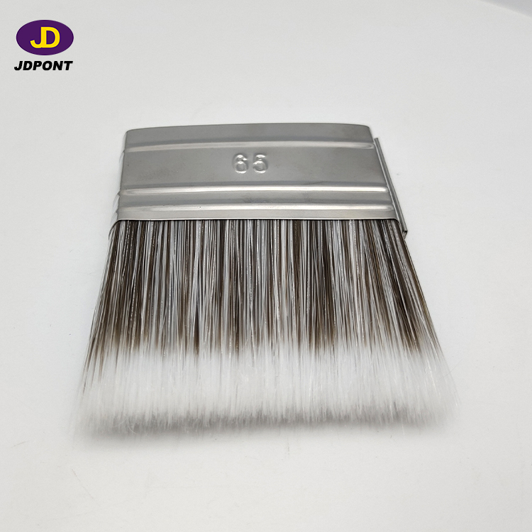 White mixture coffee hollow tapered brush filament for paint brush