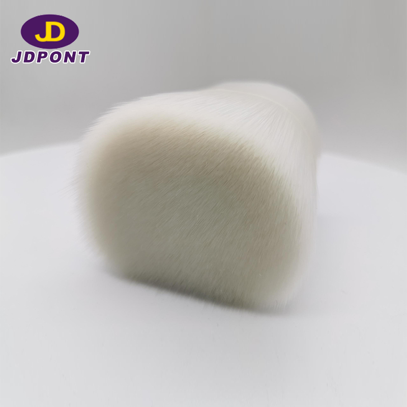 Snow White Solid Mixture 70% Tops Tapered Brush Filament---------JDFM#W